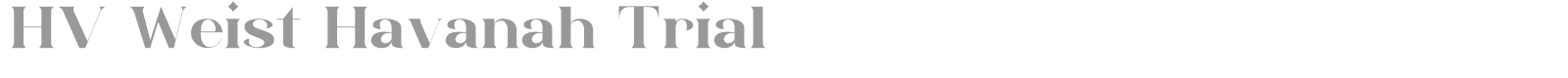 HV Weist Havanah font preview